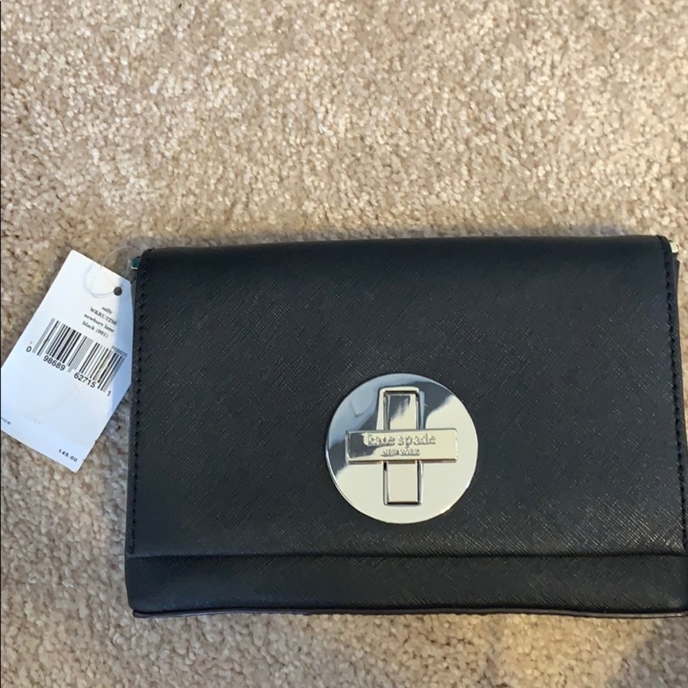 Black Kate spade clutch